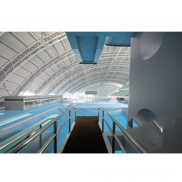 LF Estructura de acero Espacio marco de la piscina Estrenting de techo de piscina